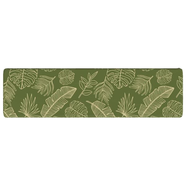 1-delad Bänk Kudde VUGHT 100% Polyester Bladdesign