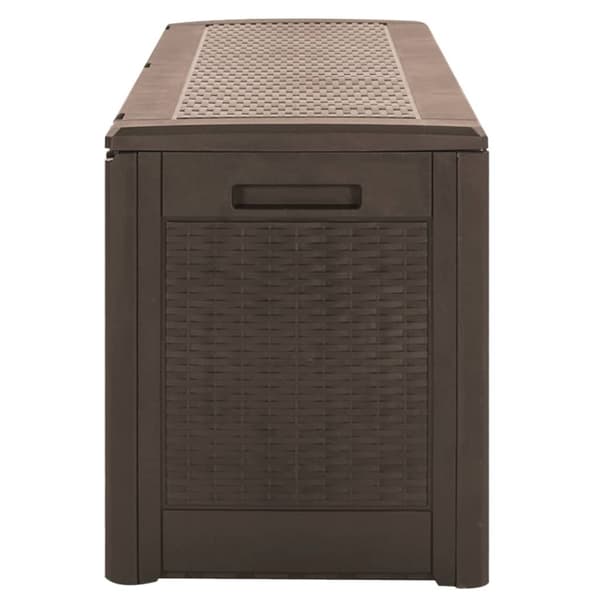 Dynbox brun 119x48x60 cm polypropen