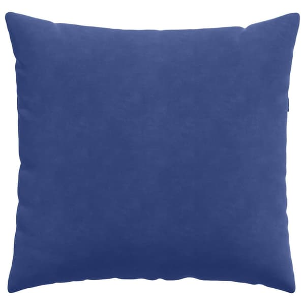 Sofakuddar 2 pcs Polisblå 45 x 45 cm Kordread tyg