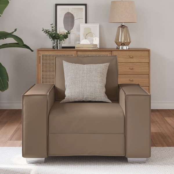 Soffstol Cappuccino 100 cm Konstläder
