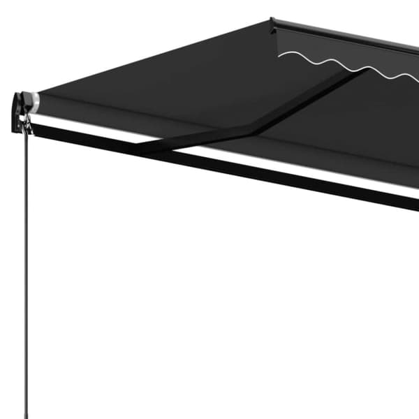 Markis manuellt infällbar 500x350 cm antracit