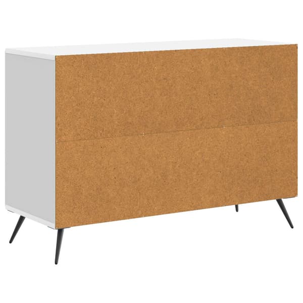 Sideboard med låda Vit 89 x 34,5 x 60 cm Konstruerat trä