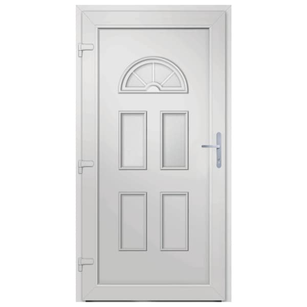 Ytterdörr vit 88x200 cm PVC