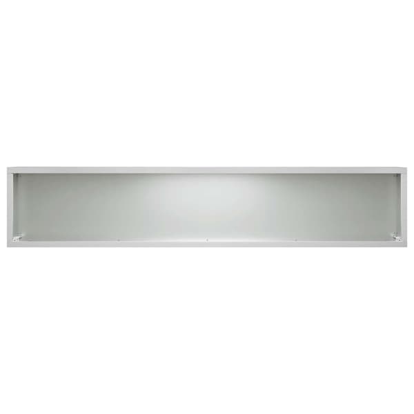 Trädgårdsplanterare 2 st Silver 100 x 20 x 20 cm