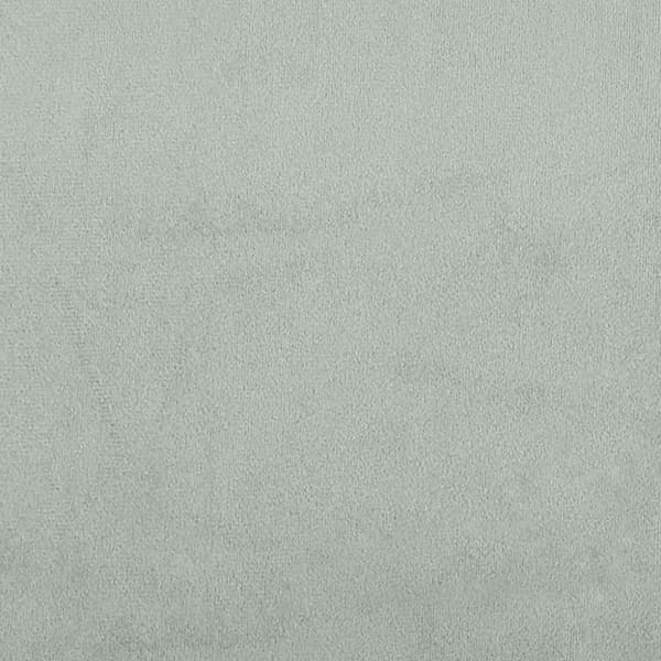 Soffstol med armstöd ljusgrå 55 cm sammet