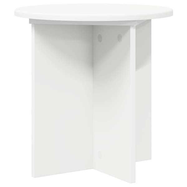 Växtställ 2 pcs Vit Ø40 x 40 cm Konstruerat trä