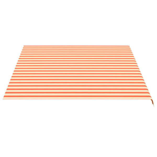 Markisväv gul och orange 4,5x3,5 m