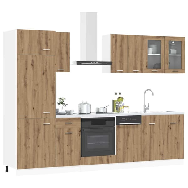 Köksenhet Lyon 8 pcs Artisan-ek Konstruerat trä