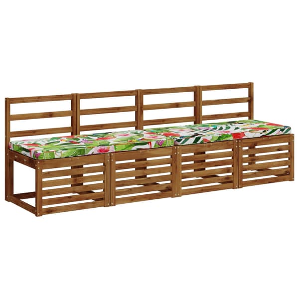 2-delade Bänk Kuddar VUGHT 2 st 100% Polyester Flerfärgsdesign