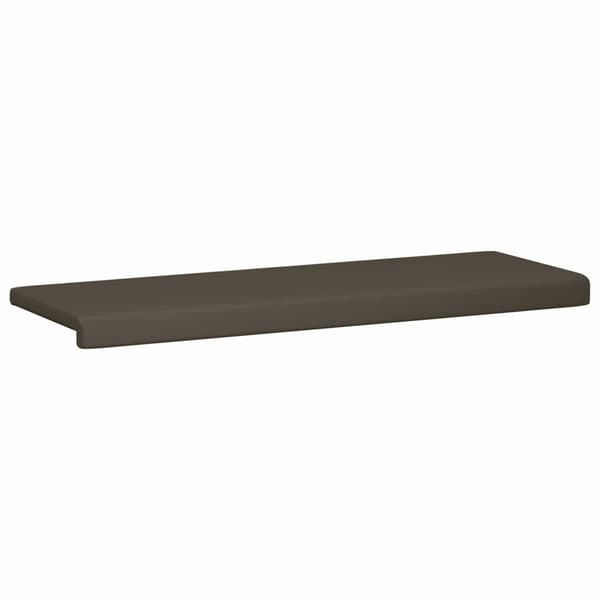 Bänk kudde Konstläder Grå Djup 35 cm