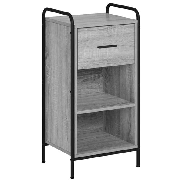 Sideboard Grå Sonoma 97 x 33 x 81 cm Konstruerat trä