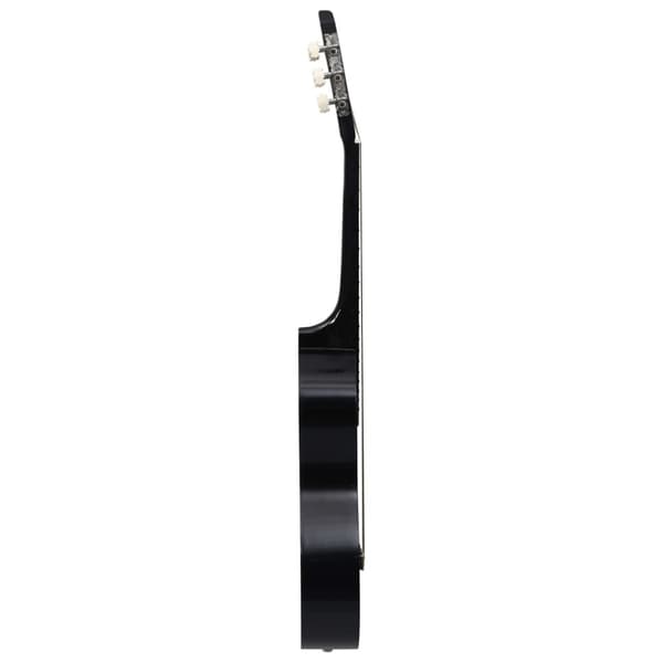 Klassisk gitarr 12 delar svart 4/4 39"