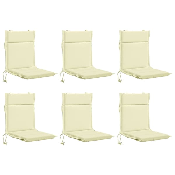 6-delade Höga Ryggstolsdynor GEMERT 6 st 100% Polyester
