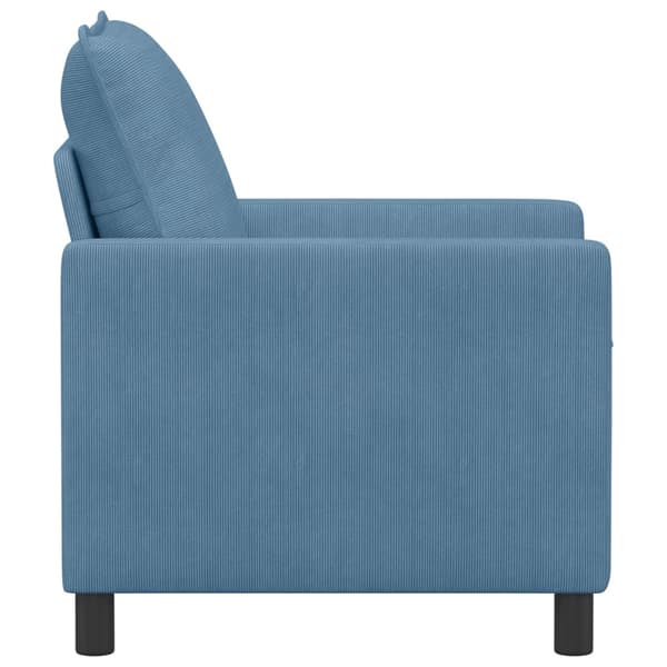 Soffa Blå 76 x 81 x 87,5 cm Tyg