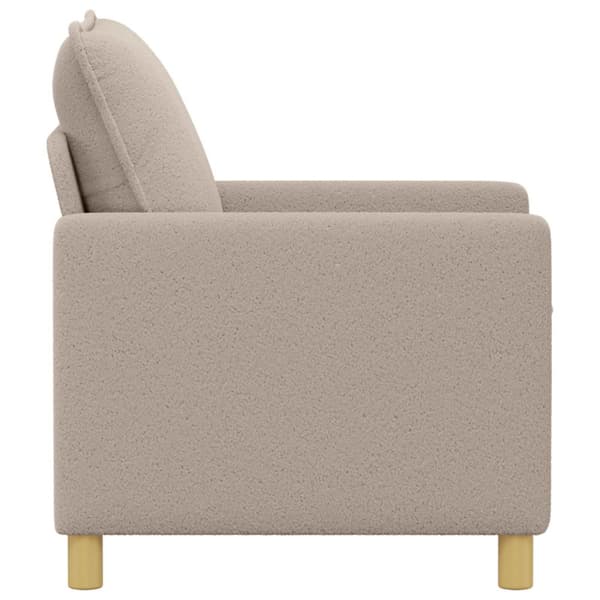 Soffa Ljusgrå 76 x 81 x 87,5 cm Tyg