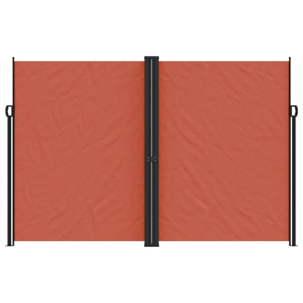 Infällbar sidomarkis terrakotta 220x1200 cm