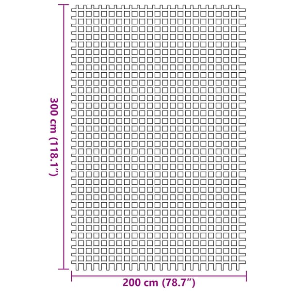 Tältmatta Grön 300 x 200 cm Polyester