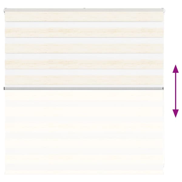 Rullgardin zebra 145x100 cm tyg bredd 140,9 cm polyester
