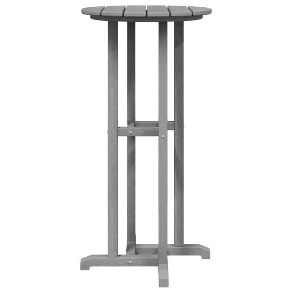 Trädgårds Bar Set 3 pcs Ljusgrå HDPE