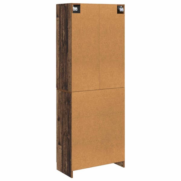 Skåpset 2 pcs Konstruerat trä