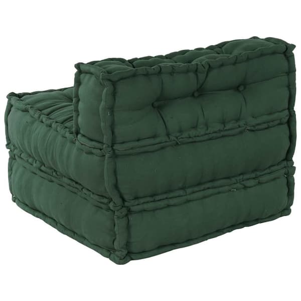 Modulär soffa grön 70x70x54 tyg