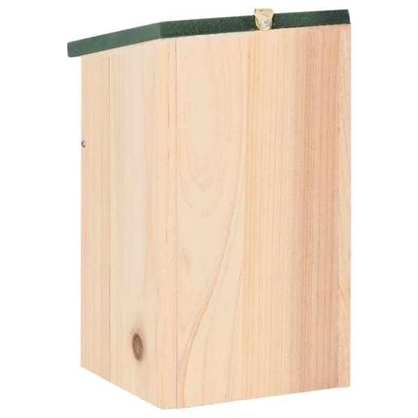 Fågelholkar 8 st trä 12x12x22 cm