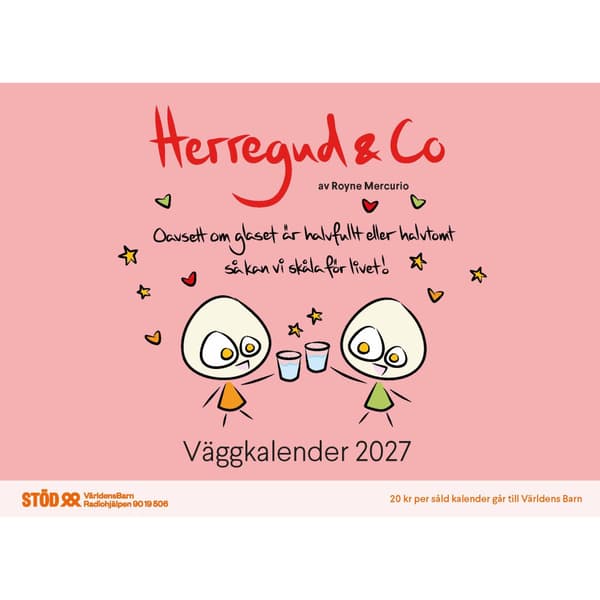 Herregud & Co Väggkalender 2027 (bok)