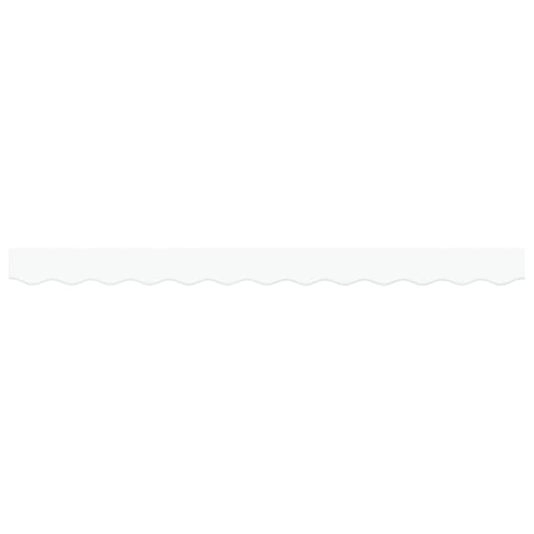 Markisvalance Vit 280 x 20 cm Kanvas