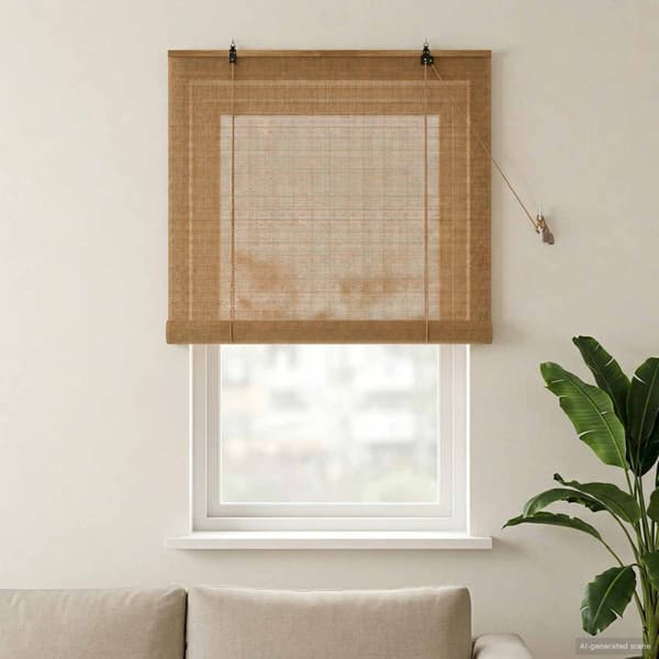 Rullgardin Brun 80 x 160 cm Bambu