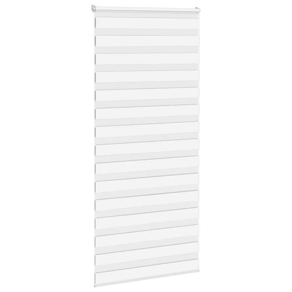 Rullgardin zebra vit 105x230 cm tyg bredd 100,9 cm polyester