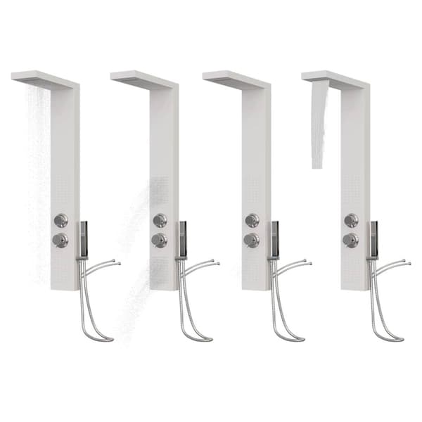 Duschpanelsystem aluminium vit