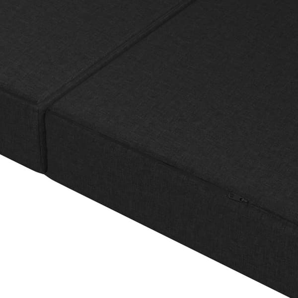 Fällbar Soffbed 100 x 67 x 45 cm Svart