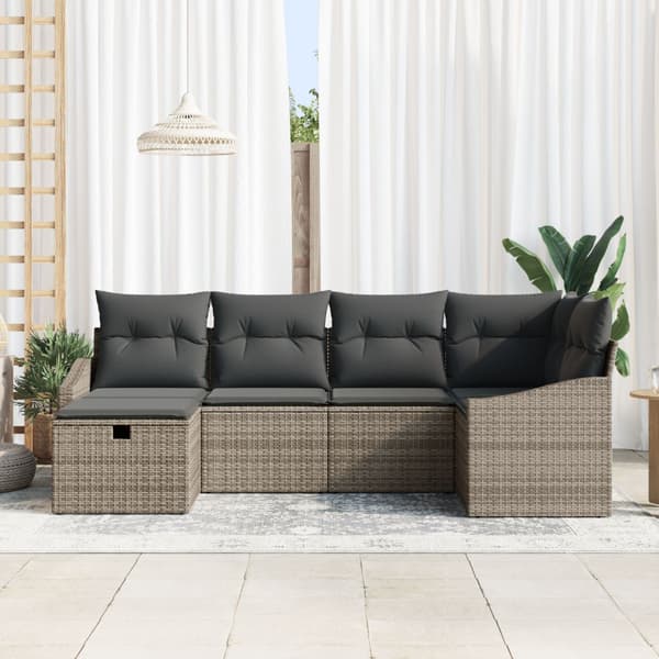 Soffset med kudde 7 pcs konstrotting