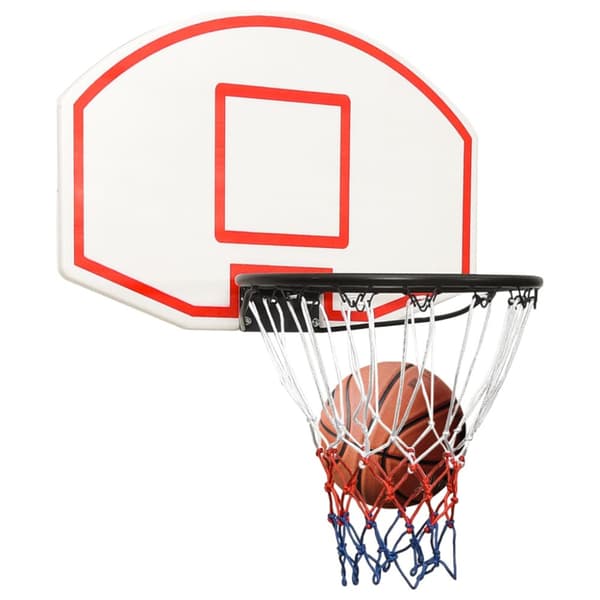 Basketplatta vit 71x45x2 cm polyeten