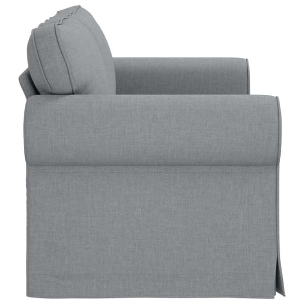 Soffa Ljusgrå 155 x 82 x 80 cm tyg