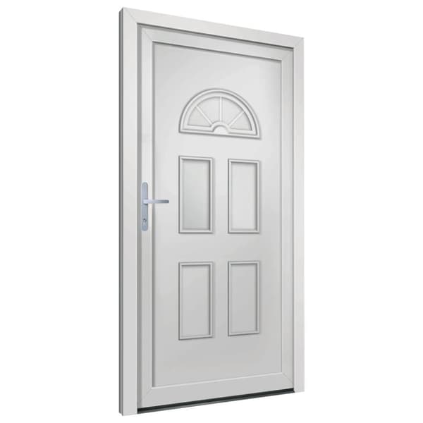 Ytterdörr vit 88x208 cm PVC