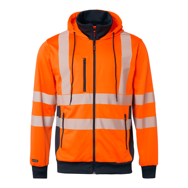 1729 Sweat Fluorescent orange/navy Unisex
