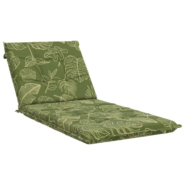 Solstol Kudde GEMERT 100% Polyester Bladdesign 190 x 80 x 9 cm