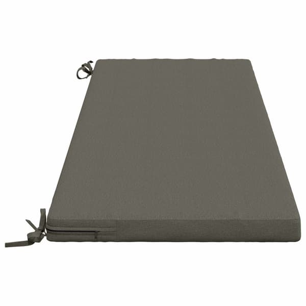 Bänk kudde SOEST 100% Polyester Grå 140 x 50 x 5 cm
