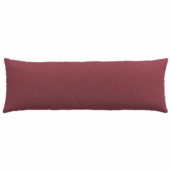 Sofakuddar 2 pcs Vinröd 120 x 40 cm tyg