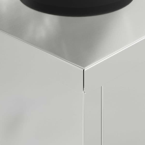 Solar LED Stig Ljus 2 pcs Silver Galvaniserat stål