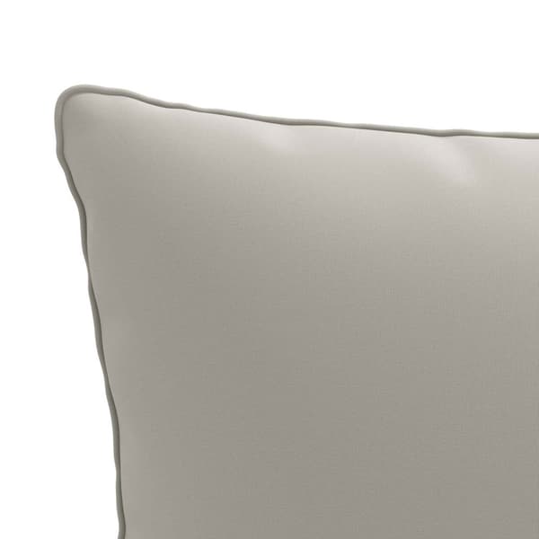 1-delad ryggkudde PUTTEN 100% Polyester Grå 50 x 40 x 15 cm