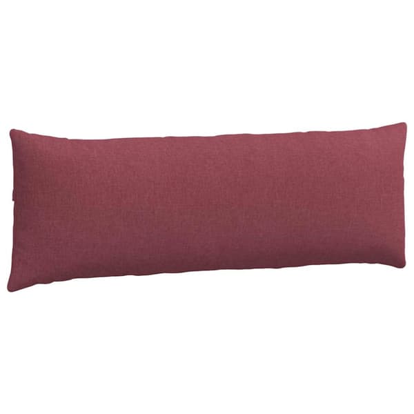 Sofakuddar 2 pcs Vinröd 120 x 40 cm tyg