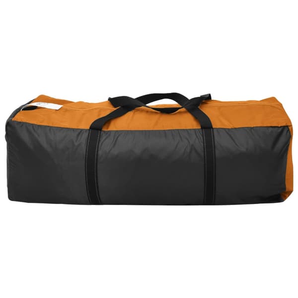 Tält för 6 personer grå och orange