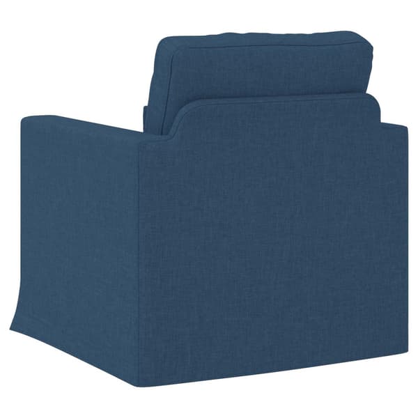 Soffa Blå 78 x 78 x 80 cm tyg