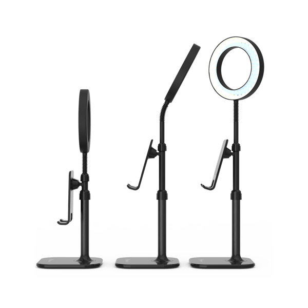 Digipower Success Phone Holder with 6" ring light