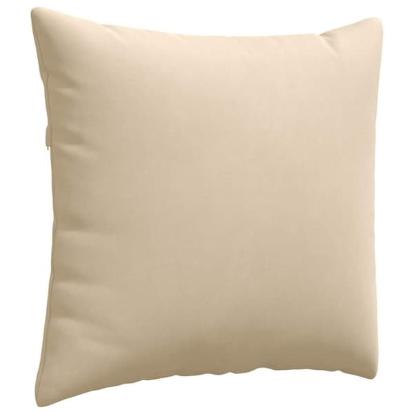Sofakuddar 2 pcs Kräm 50 x 50 cm tyg