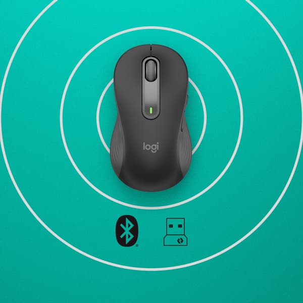 Logitech Signature M650 datormöss vänster hand Trådlös RF + Bluetooth Optisk 2000 DPI