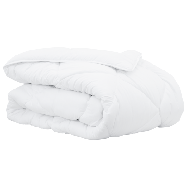 Vinter Täcke Vit 220 x 202 x 5 cm Polyester