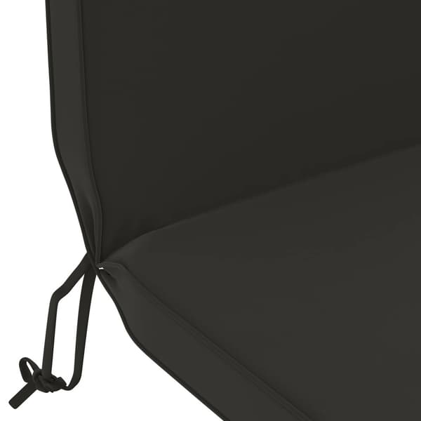 Solsängkudde 100% Polyester Svart 55 x 124 x 5 cm